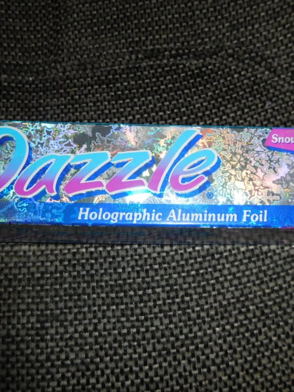NEW Vintage 2002 Reynolds Wrap Dazzle Aluminum Foil Holographic Snowflake 25 Ft